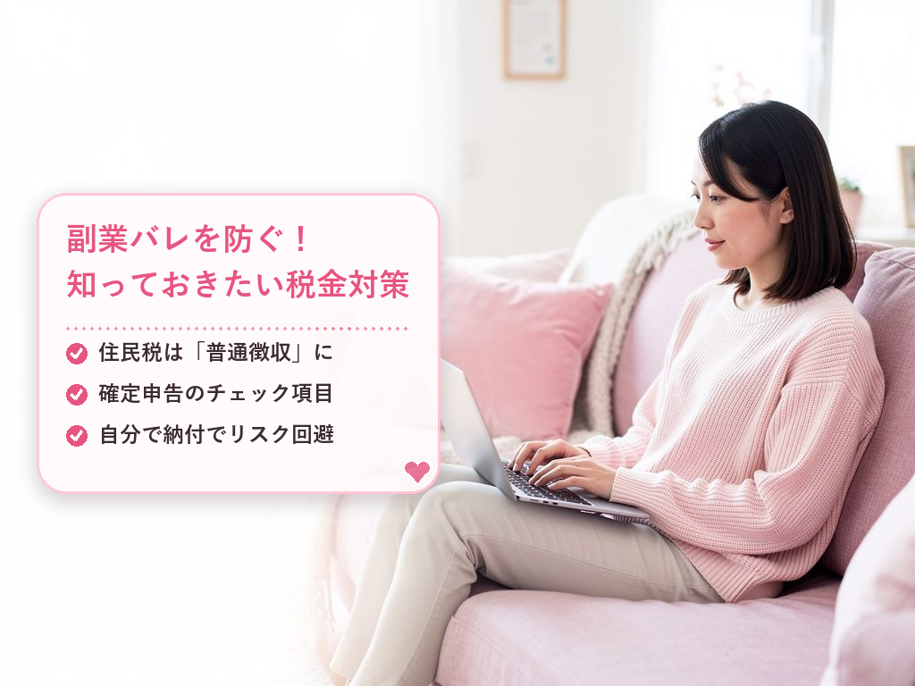 副業バレを防ぐために自分で行うべき税金の対策