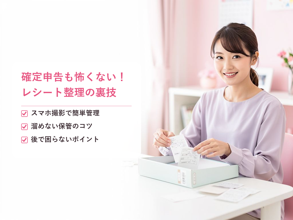 領収書やレシートの賢い保管方法とポイント