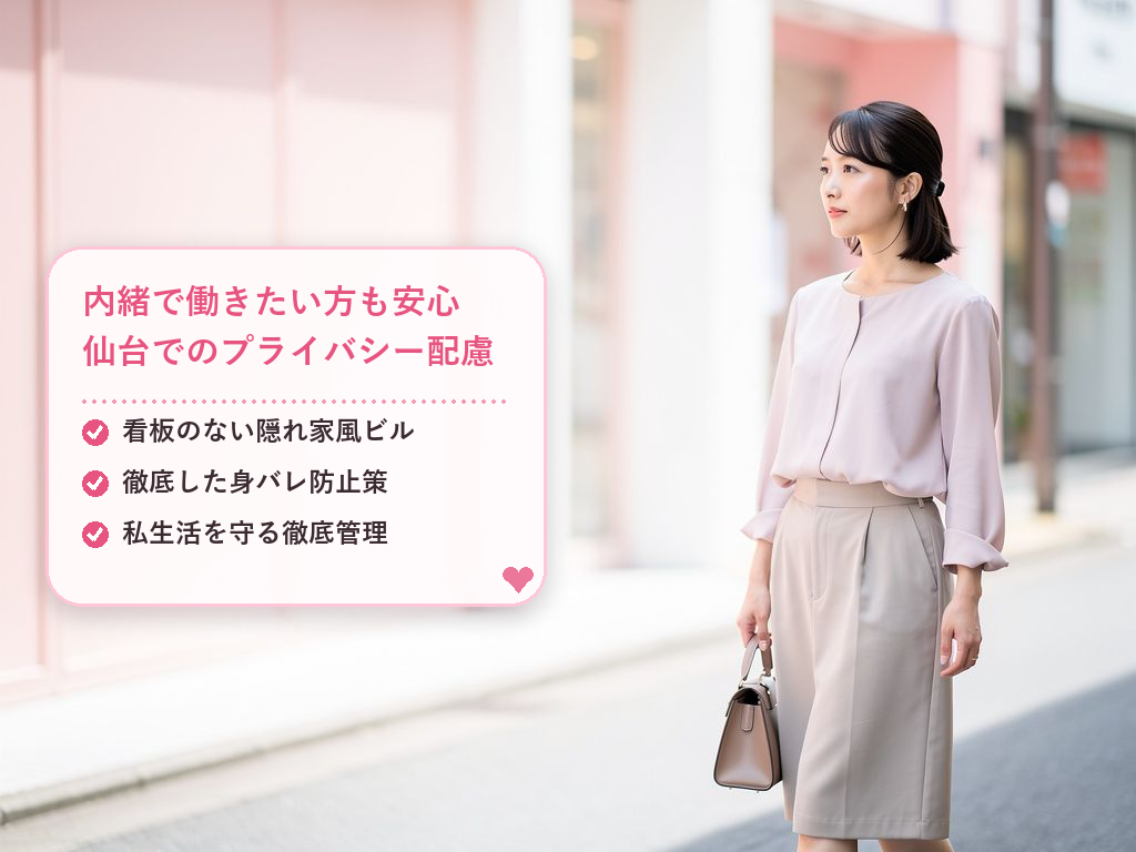 仙台で働く女性に選ばれる！プライバシーを守る工夫