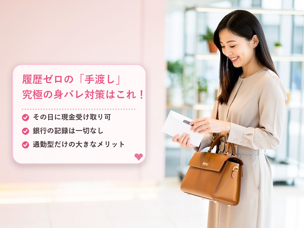 事務所所属だからできる!「手渡し」という究極の身バレ対策