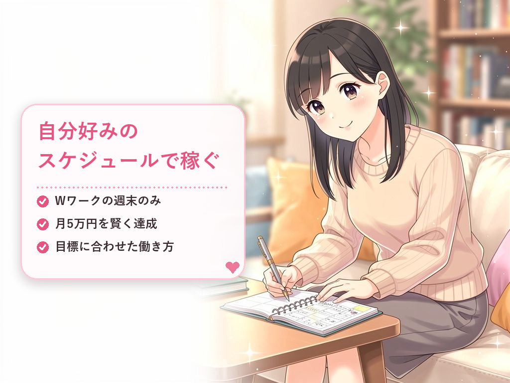 短期間で集中して収入を得るための具体的なスケジュール例