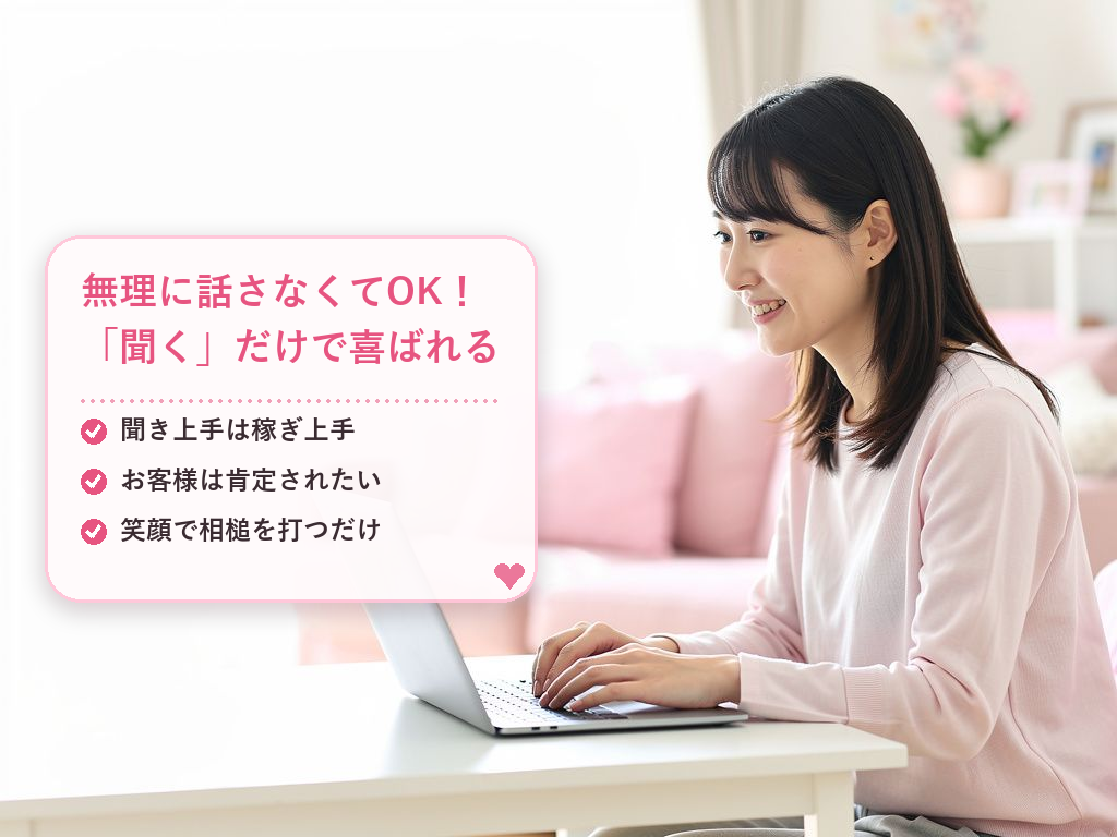 チャットレディの聞き上手な接客術とは？まず知っておきたい基本