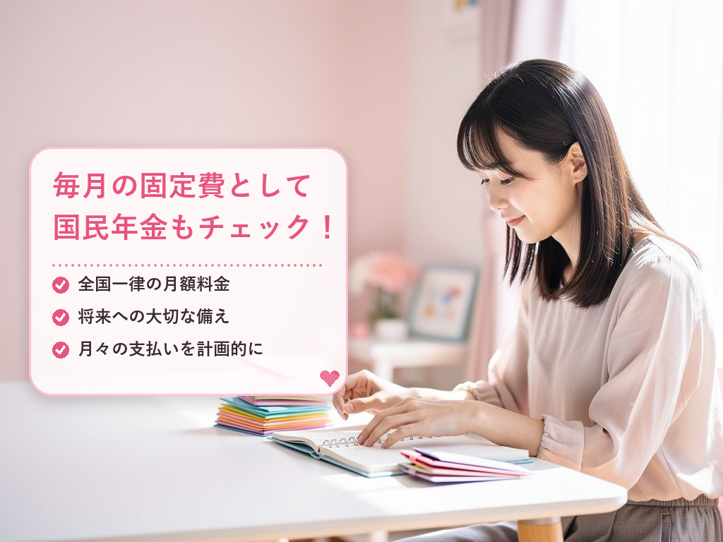 国民年金の支払いも忘れずにチェック